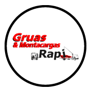 Logo Grúas, Montacargas y Equipos Rapi