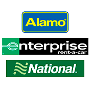 Alamo, Enterprise & National Car Rental