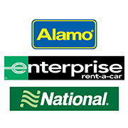 Alamo, Enterprise & National Car Rental